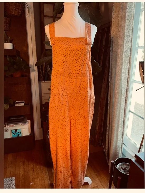 NWT Anthropologie Cloth & Stone Tan Overalls - Picture 3 of 7